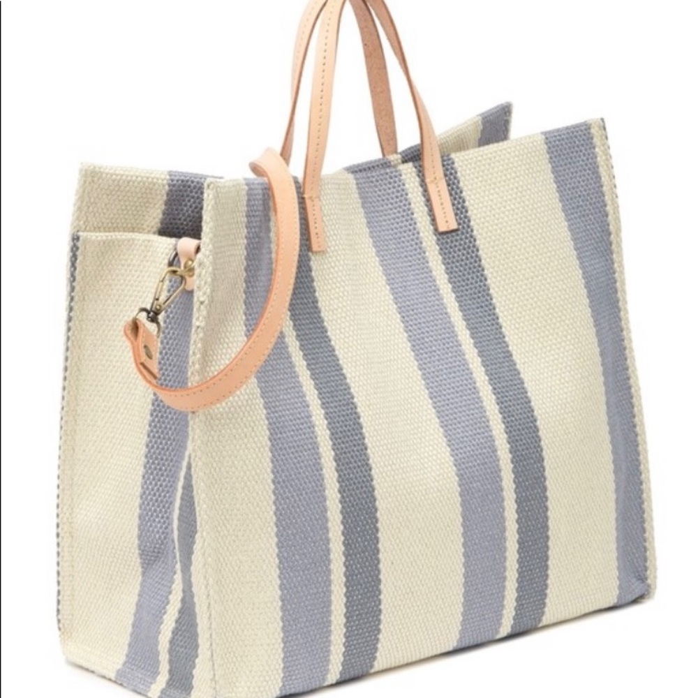 Carlos Souza Striped Picnic Tote
